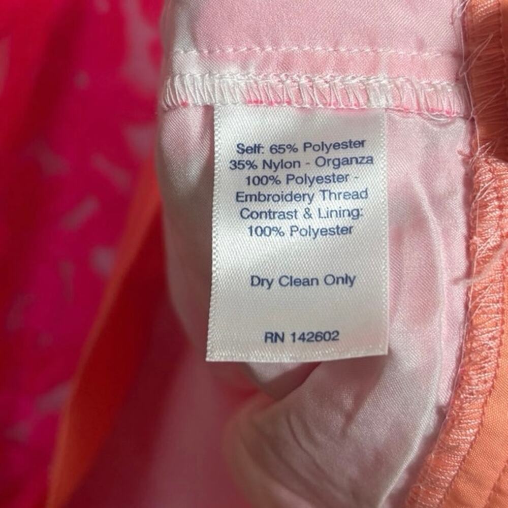 Sail To Sable Hot Pink Floral Embroidered Dress Size 4 - Picture 8 of 8